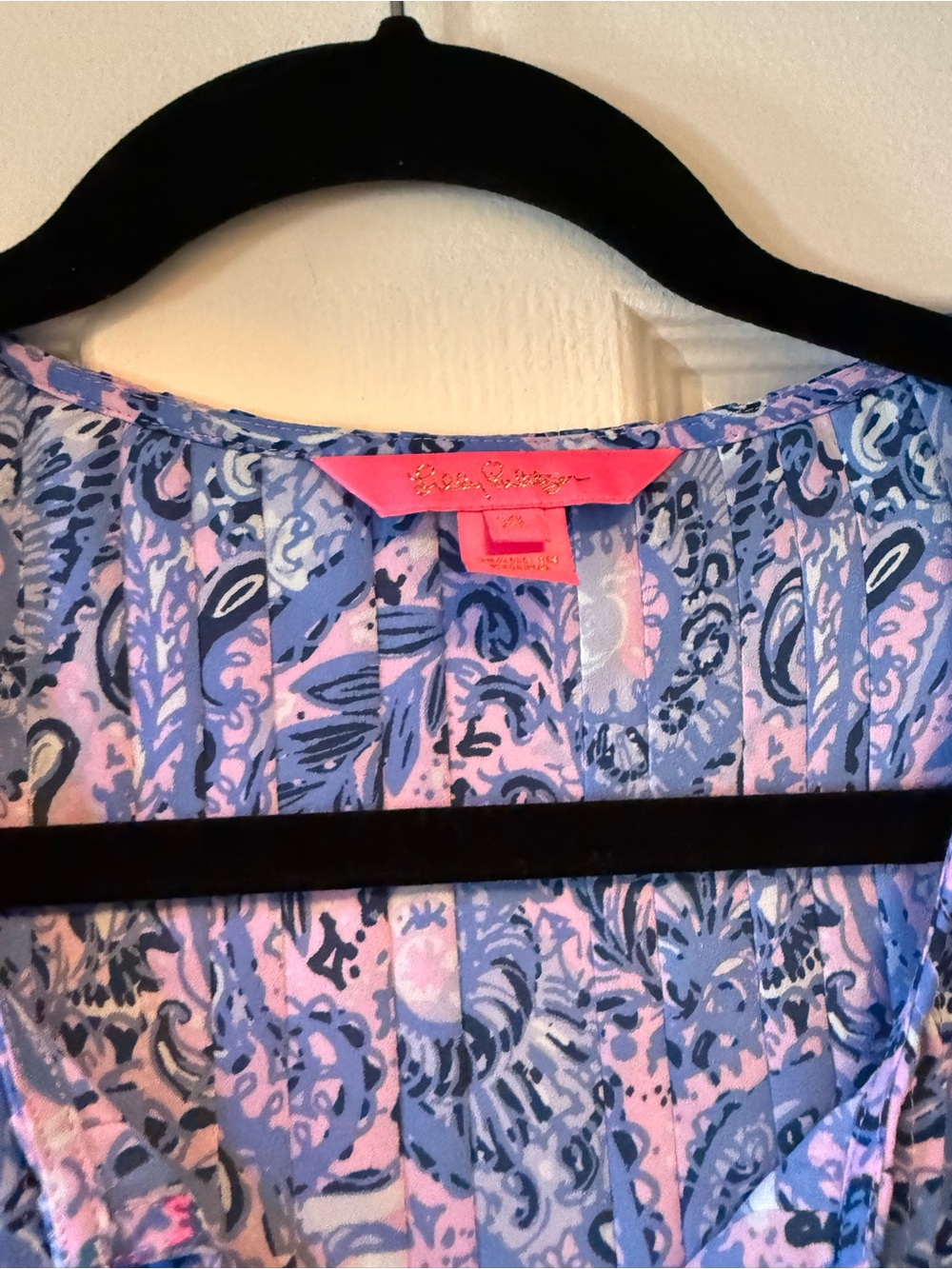 LILLY PULITZER Marilina Tunic-Size XL - Picture 3 of 10